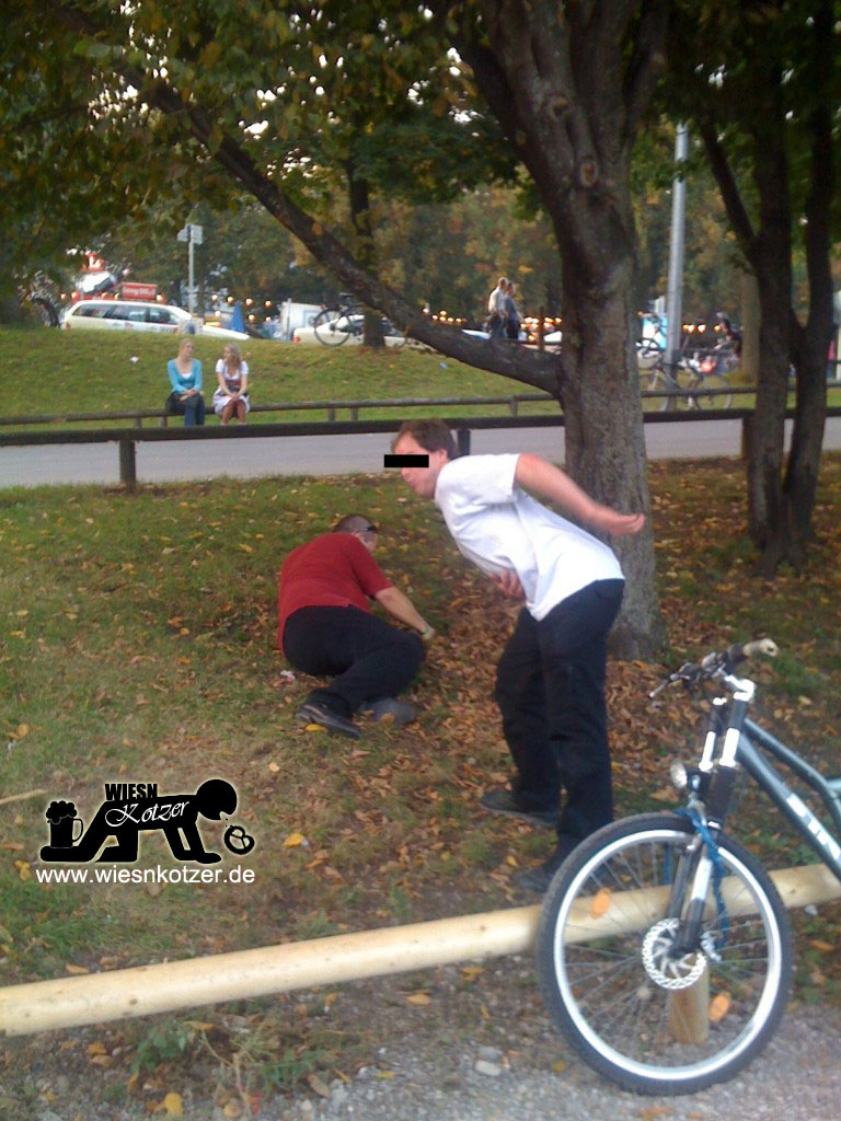 Drunken guy in red shirt